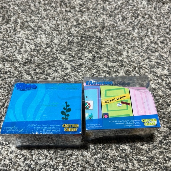 Disney Pixar Critter Crate Finding Nemo & Monsters Inc Mini Figures & Playmat - Picture 6 of 8